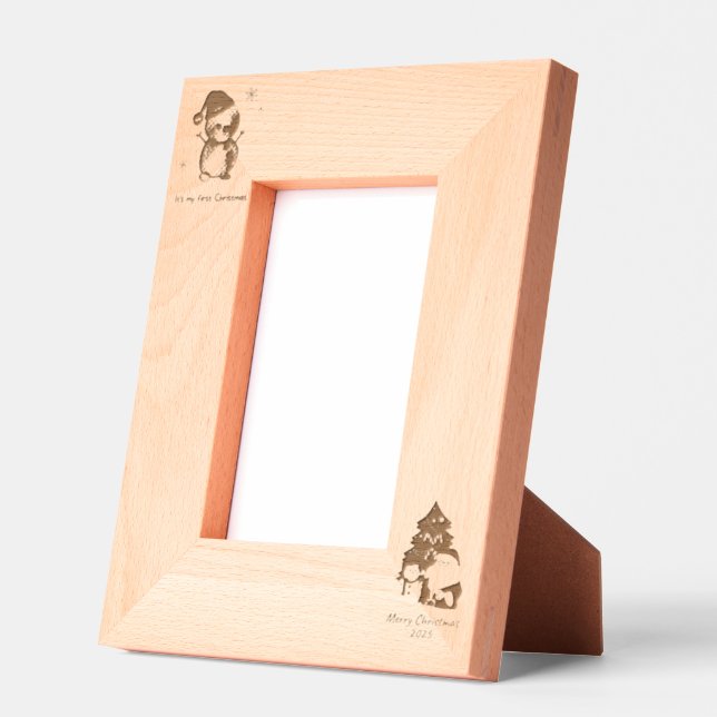 "Elegant Memories: Customizable Photo Frame" Engraved Frames (Left)