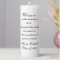 Elegant Memory Candle for 50th Year Reunion