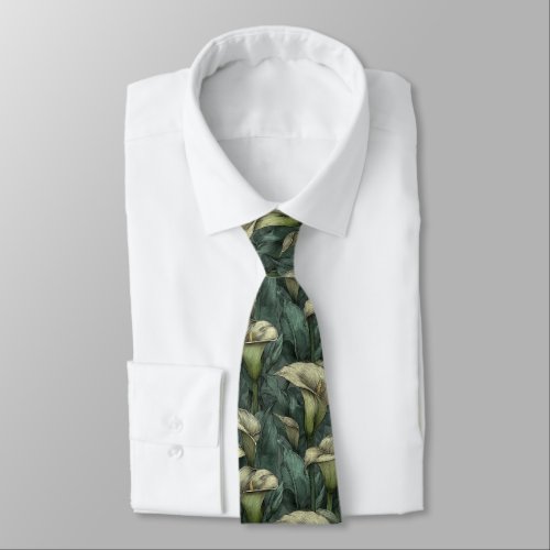 Elegant Mens Accessories Calla Lilies