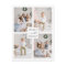 Elegant Merry & Bright 4 Photo Holiday Postcard