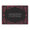 Elegant Merry Christmas Berries Back Photo White