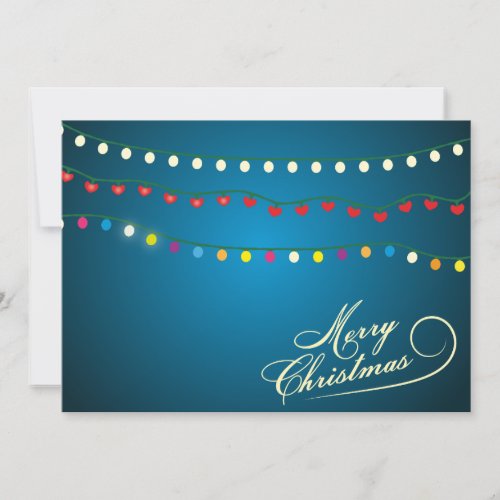 Elegant Merry Christmas Holiday Card