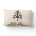 Elegant Merry Christmas Pine Tree Bow Family