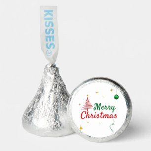 Elegant Merry Christmas Tree Holiday Design Hershey®'s Kisses®