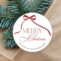 Elegant Merry Christmas typography script custom