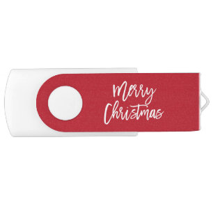 Elegant Merry Christmas USB Flash Drive