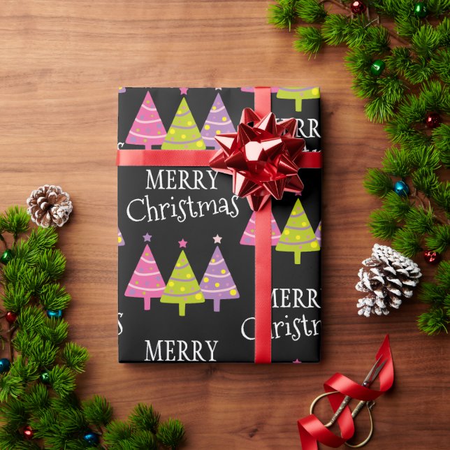 Elegant Merry Christmas  Wrapping Paper (Holiday Gift)