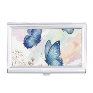 Elegant Metal Business Card Holder – Minimalist 