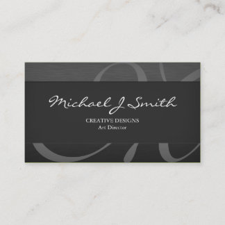 Elegant Metallic Business Card