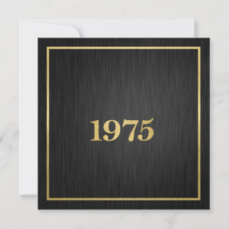 Elegant Metallic Gold 1975