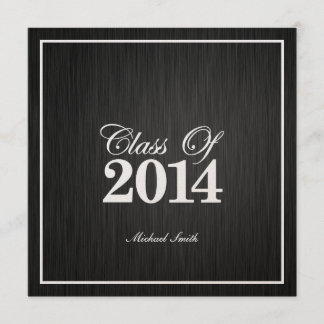 Elegant Metallic Gold Class of 2014 Graduation Invitation