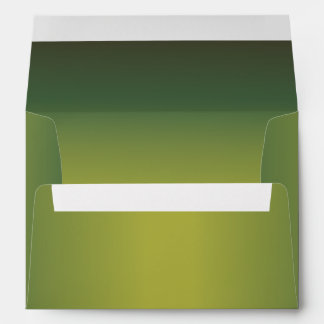 Elegant Metallic Green 5 x 7 Invitation Envelope