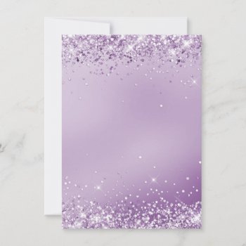 Elegant Metallic Purple Blank Note Card 4.5"x6.2" by aquachild at Zazzle