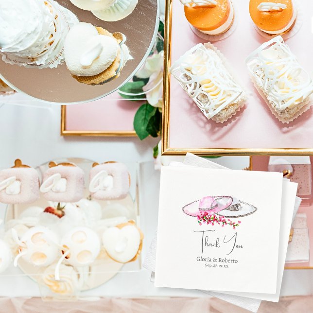 Elegant Mexican Wedding Floral Hacienda Style Napkins (Creator Uploaded)