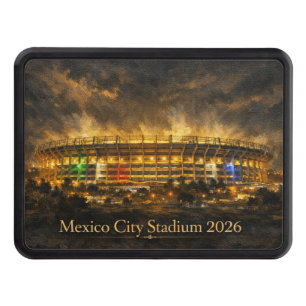 Elegant Mexico Stadium in Mexico City World Cup Hitch Cover
