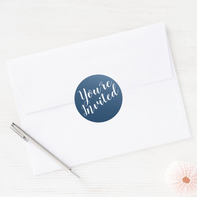 Elegant Midnight Blue Envelope Seals (Envelope)
