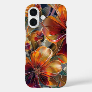 Elegant Midnight Floral iPhone Case