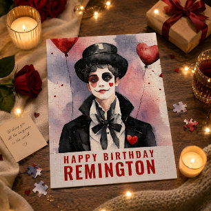Elegant Mime Birthday Jigsaw Puzzle