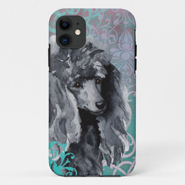 Elegant Miniature Poodle Case-Mate iPhone Case (Back)