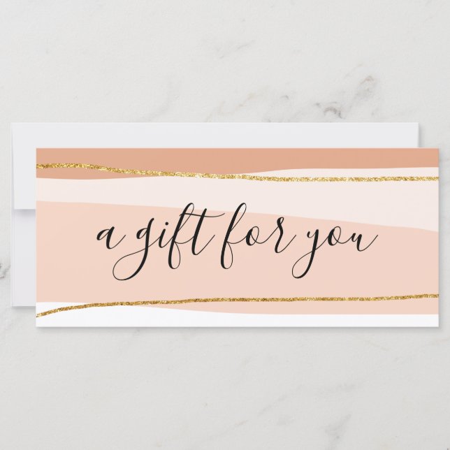 Elegant minimal abstract gold glitter (Front)