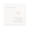 Elegant Minimal Blush Pink Heart Bridal Shower