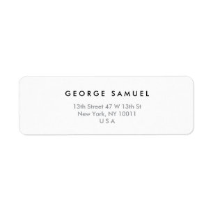 Elegant Minimal Business Branding Label