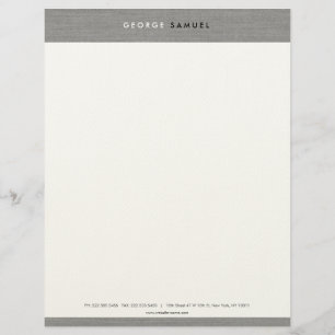Elegant Minimal Business Branding Letterhead