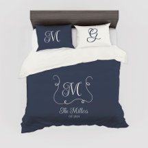 Elegant minimal custom Duvet Cover
