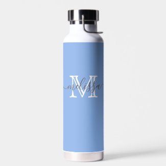Elegant Minimal Name and Monogrammed Custom Color