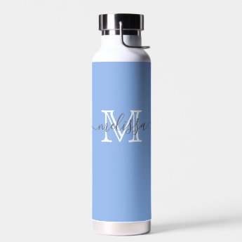 Elegant Minimal Name and Monogrammed Custom Color