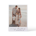 Elegant Minimal Photo Modern Christmas