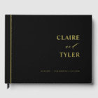 Elegant, Minimal Real Foil Black Wedding