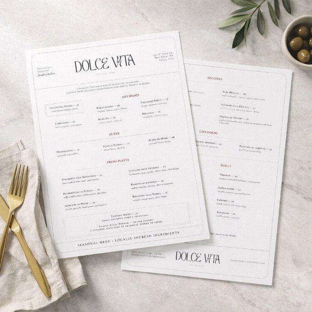 Elegant Minimal Restaurant Template (Creator Uploaded)