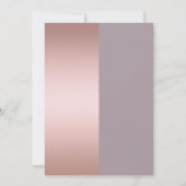 Elegant & minimal rose gold & purple color block (Front)