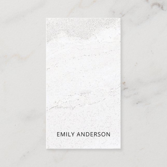 ELEGANT MINIMAL STONE TEXTURE MODERN PROFESSIONAL BUSINESS CARD (Front)