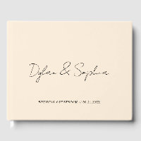 Elegant Minimal Wedding Engagement Party Signning