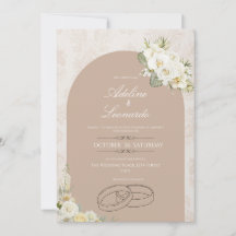 Elegant Minimal Wedding Invitation – Soft Neutral 