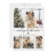 Elegant Minimalist 4 Photo Collage Christmas Holid