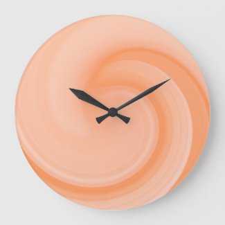 Elegant, Minimalist Art Peach Fuzz Wave, Twirl