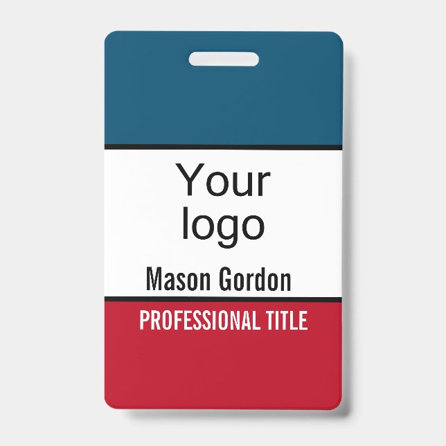 Elegant, minimalist badge (Front)