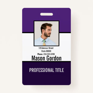 Elegant, minimalist badge