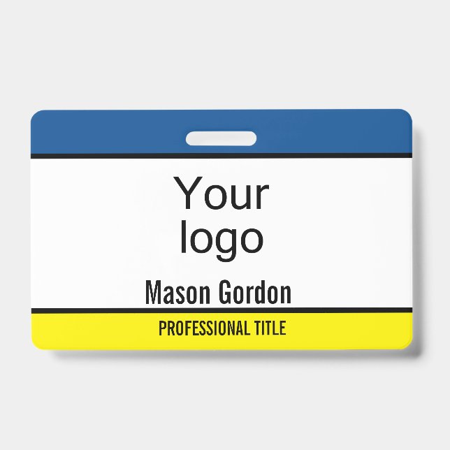 Elegant, minimalist badge (Front)