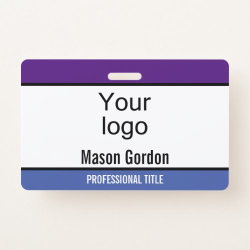 Elegant minimalist badge