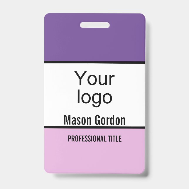 Elegant, minimalist badge (Front)