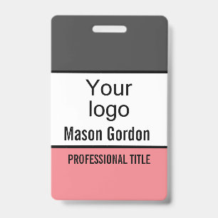 Elegant, minimalist badge