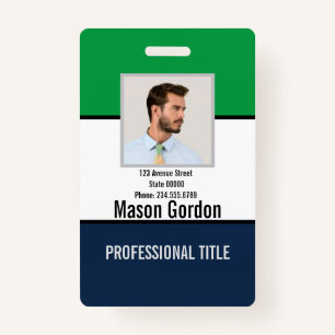 Elegant, minimalist badge