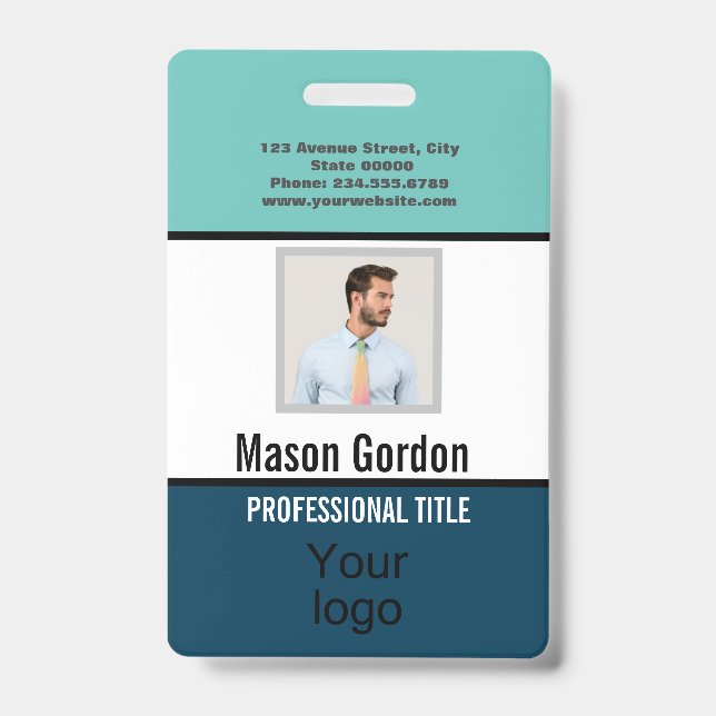 Elegant, minimalist badge (Front)