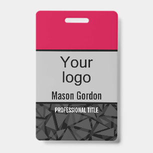 Elegant, minimalist badge