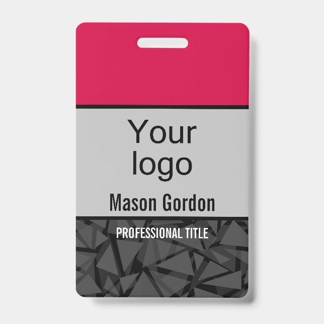 Elegant, minimalist badge (Front)
