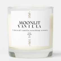 ELEGANT & MINIMALIST BOTANICAL candle